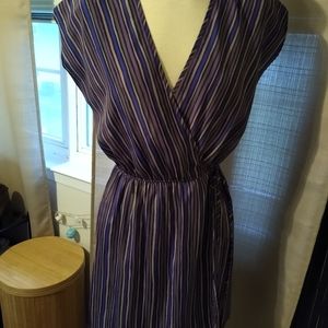 NWT Gap Stripped Wrap Dress